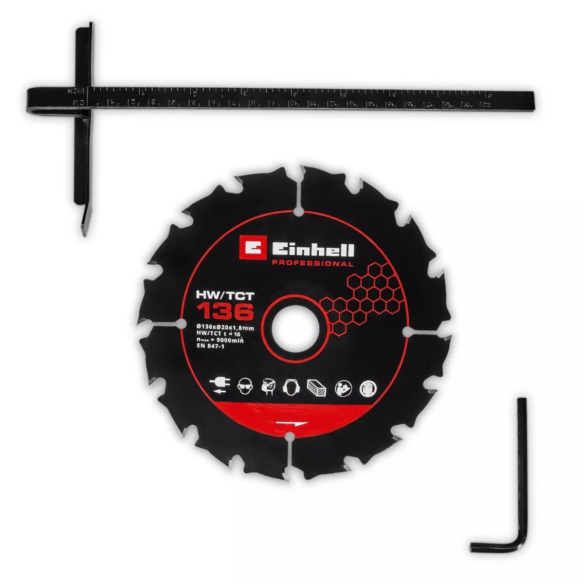 Einhell Sierra Circular Inalambrica - Tp-cs 18/136-c Li Bl - Solo   - 4331240