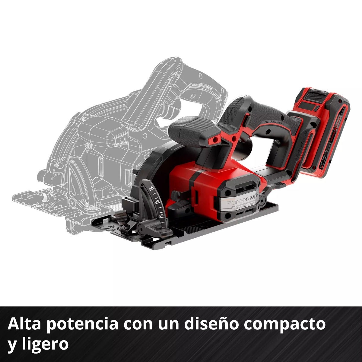 Einhell Sierra Circular Inalambrica - Tp-cs 18/136-c Li Bl - Solo   - 4331240