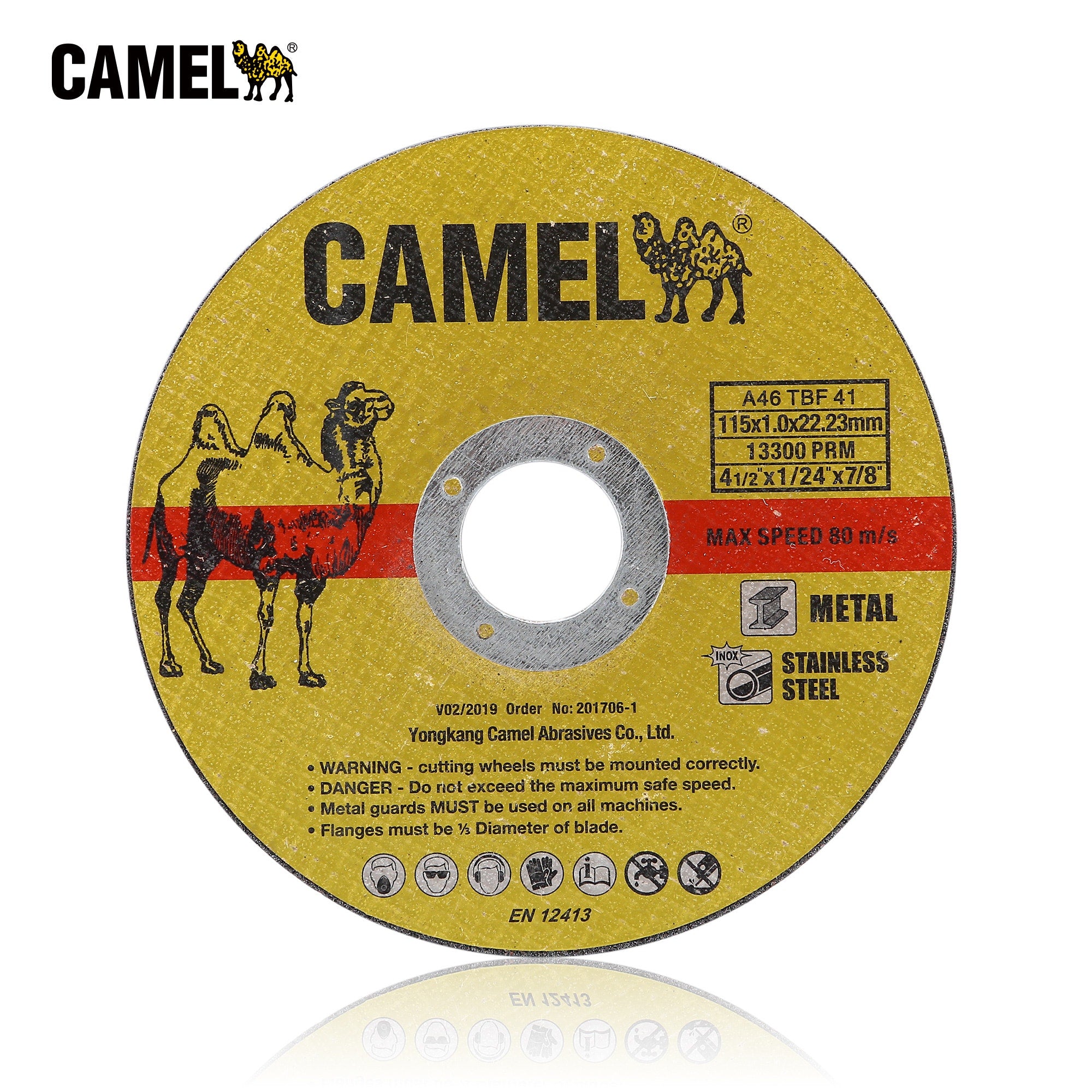 Camel Disco Cortar Metal  41/2   A46 1Mm