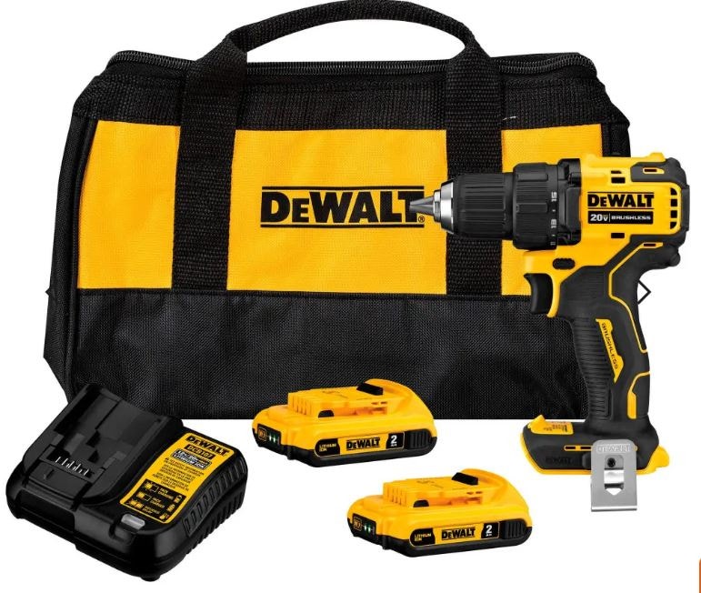 Dewalt Taladro Rotacion Atomic 20V Dcd708D2-B2