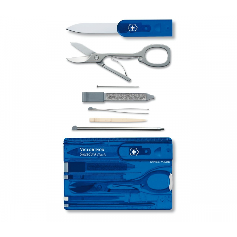 Victorinox Cortapluma Swisscard Classic Azul 0.7122.t2