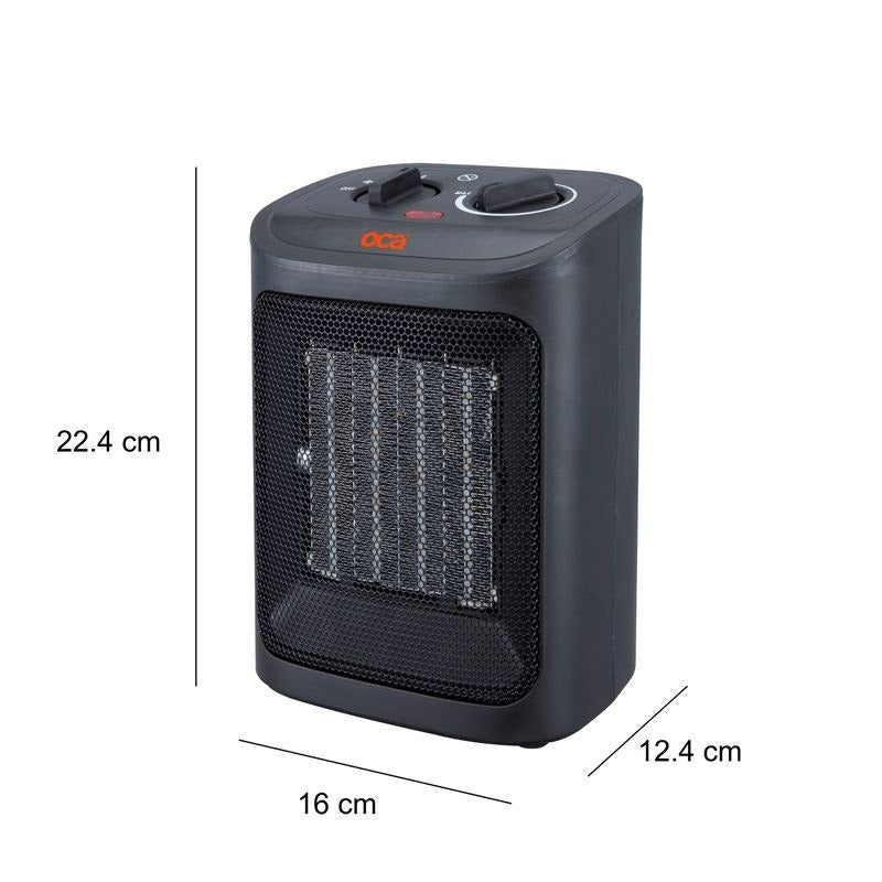 Oca Calefactor Negro 1800w Mod. Ptc919