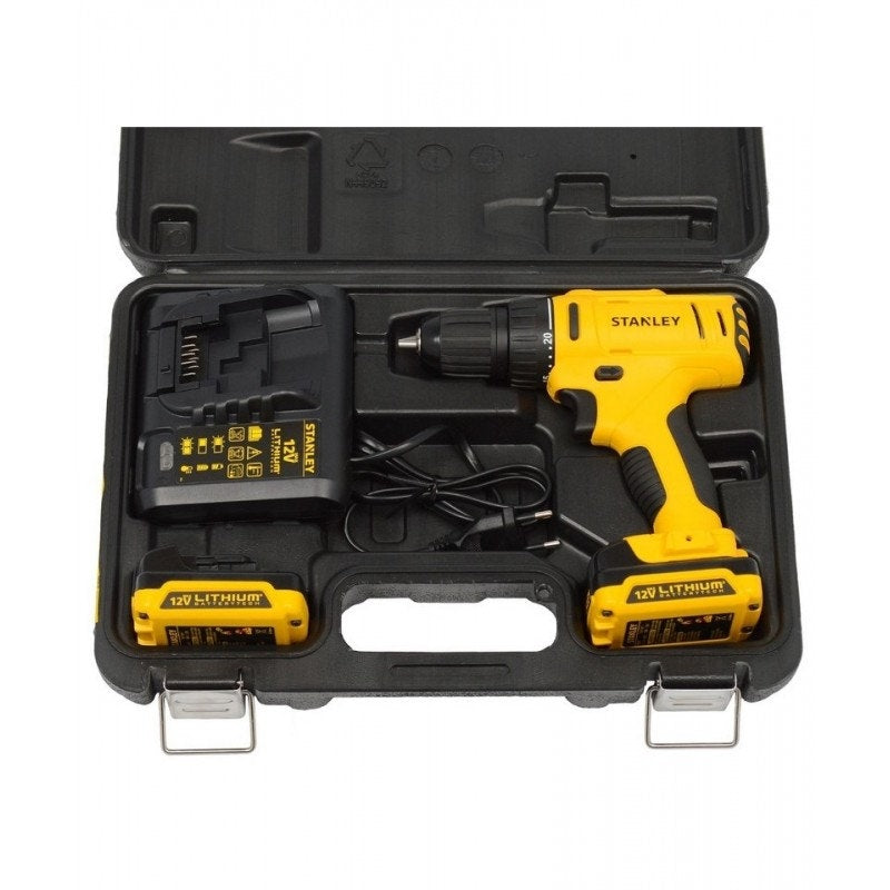 Stanley Taladro Ator Inal 12V 2B1C Scd121S2K-B2