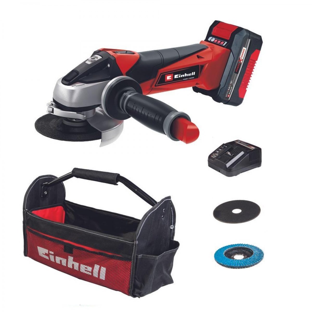 Einhell Esmeril Angular 4 1/2 18V 4431134 Te-Ag 18/115 Li (1X4,0Ah)
