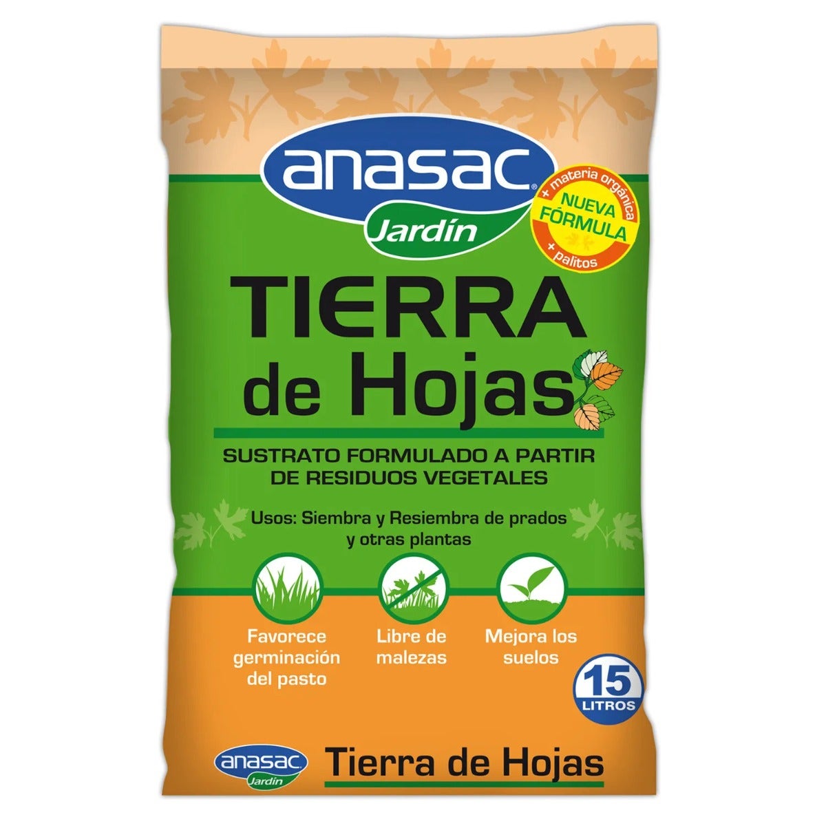 Anasac Tierra De Hoja 15 Lt  1503610