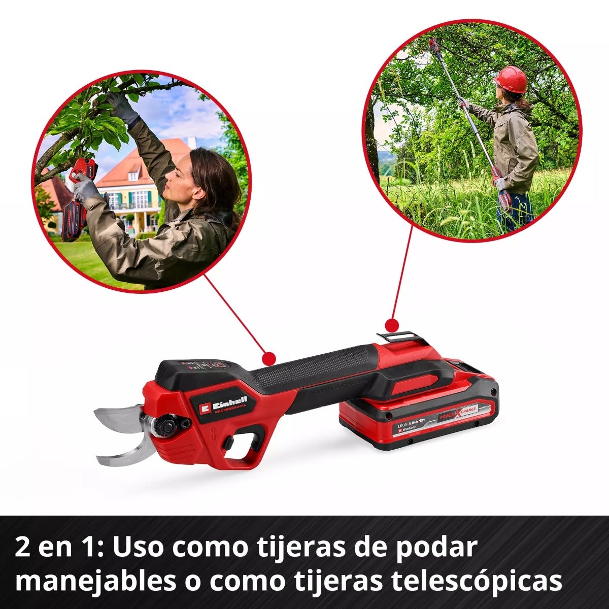Einhell Tijera De Podar Telescopica Inalam. Gp-ls 18/28 Li T - 3408330