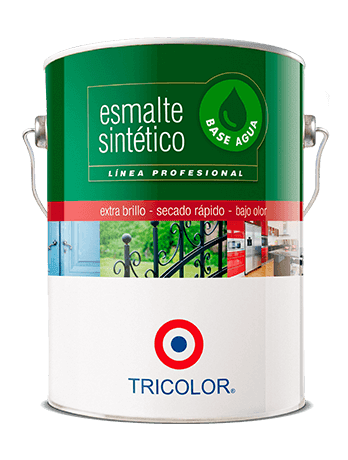 Tricolor Esmalte Sintetico Base Agua Cafe Moro 1Gl