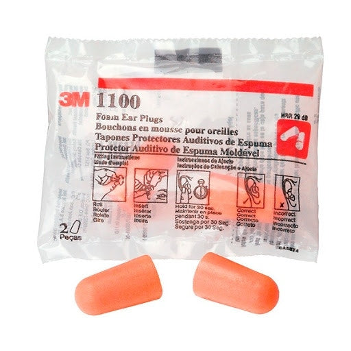 3M Protector Oidos 1100 Sin Cordon 29Db