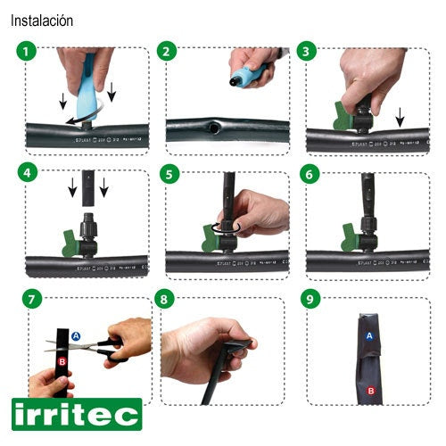 Kit Riego Por Goteo 150Mt2 Irrigo