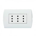 bTicino ENCHUFE EMB TRIPL 10A MODUS BCO