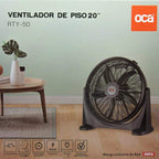Ventilador Oca Piso 20" 80w Rty-50