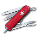 Victorinox Cortapluma Signature 7 Funciones Roja Transparente 0.6225.t
