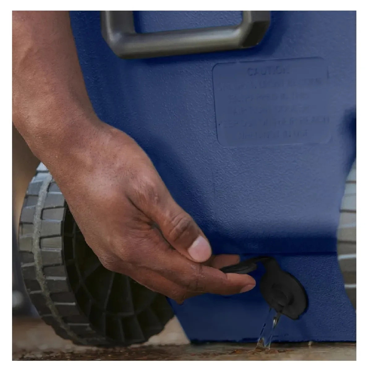 Cooler 62qt Azul 59lts  C/ruedas  Coleman
