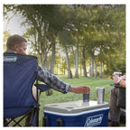 Cooler 62qt Azul 59lts C/ruedas Coleman