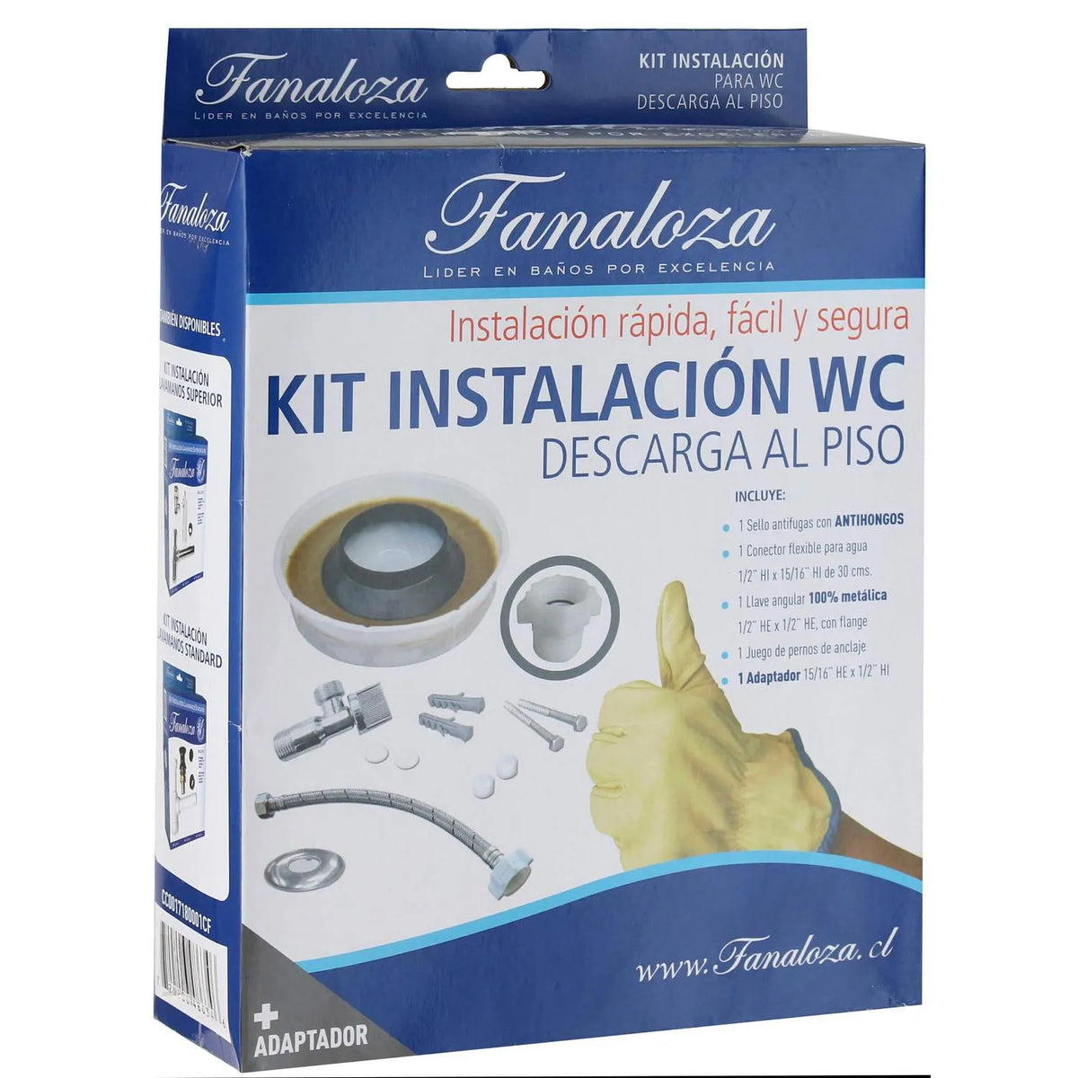 Kit Instalacion  Para Wc Muro  Fanaloza