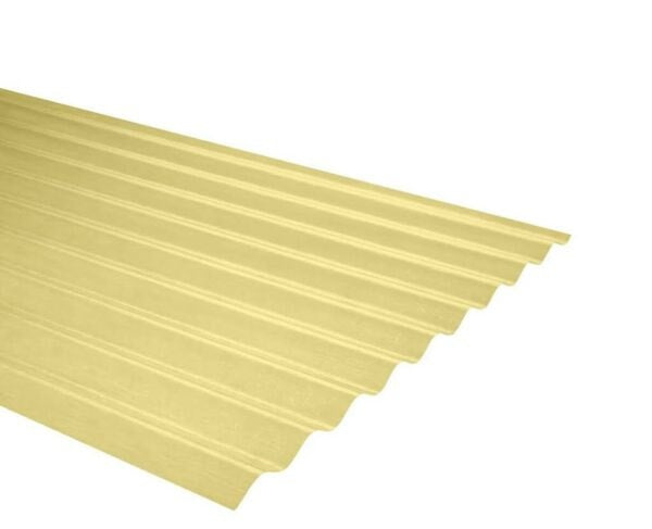 Plancha Fibra Vidrio Standard P9 1.22m X 0,91 Amarillo