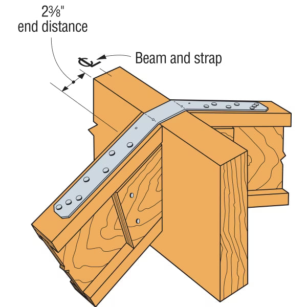 Simpson Fleje Largo 12 Espesor 1.3mm Msta12