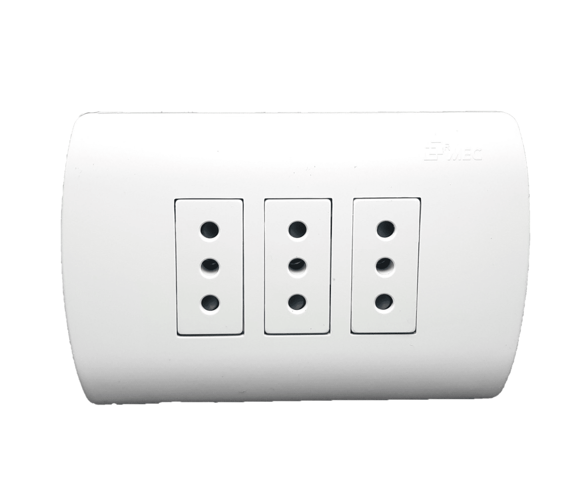 Mec Enchufe Triple 10A Aris Blanco 0200Ta0503