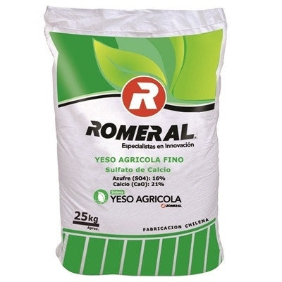 YESO AGRICOLA   ROMERAL SACO 25 KGS
